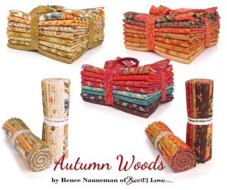 🍁🍂Autumn Woods od návrhářky Renee Nanneman není jen další podzimní kolekce látek. Je to jako procházka lesem, kde každý...